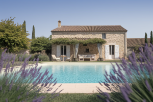 Gîte à Vendre Sud France Cause Retraite : Mas avec Piscine