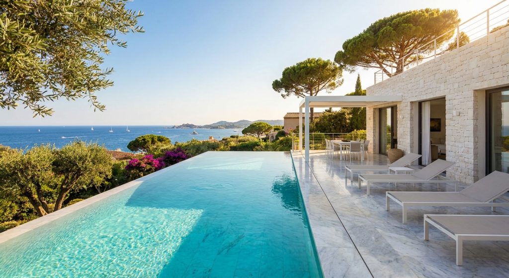 Location saisonnière de villas de luxe à Saint-Tropez
